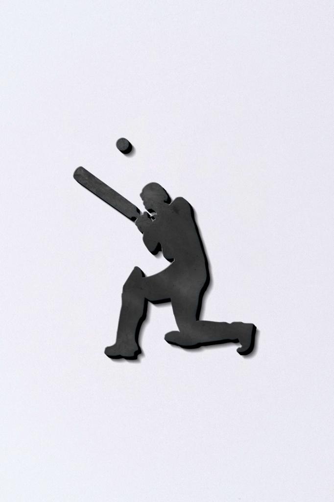 Cricket logo- silhouette