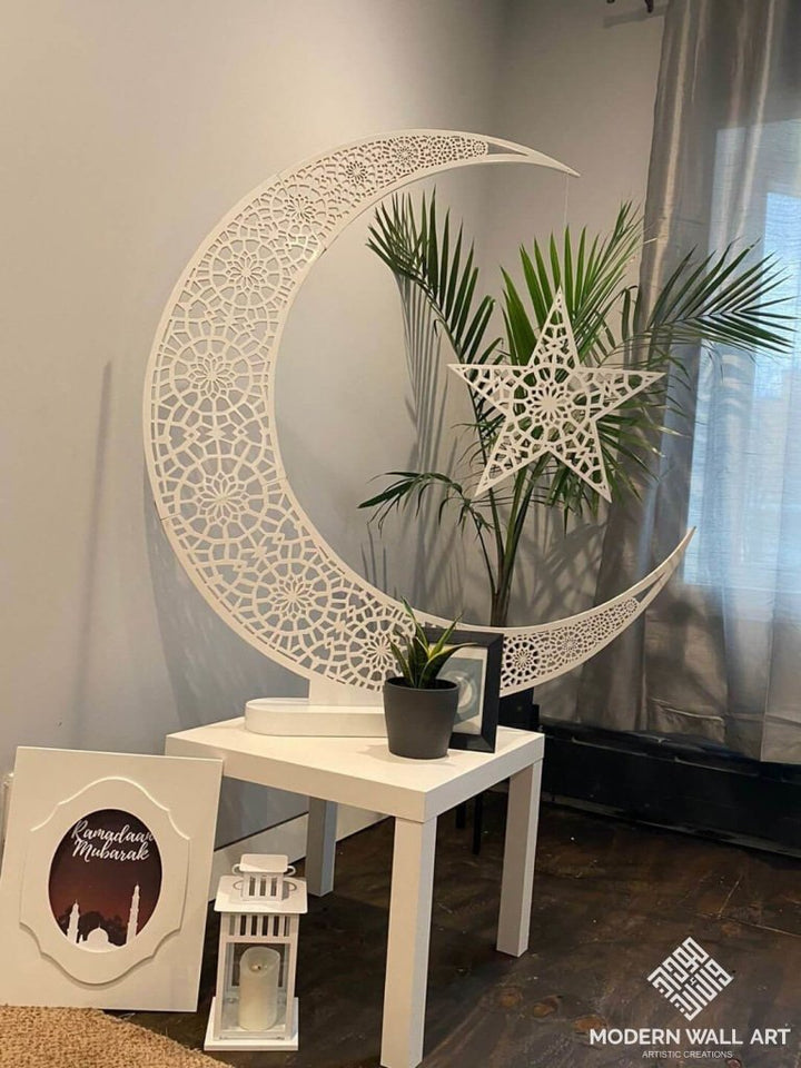 Pre Order Crescent Ramadan Eid Moon Tree Hilal In 3Ft To 5Ft Size 4-6 Ft