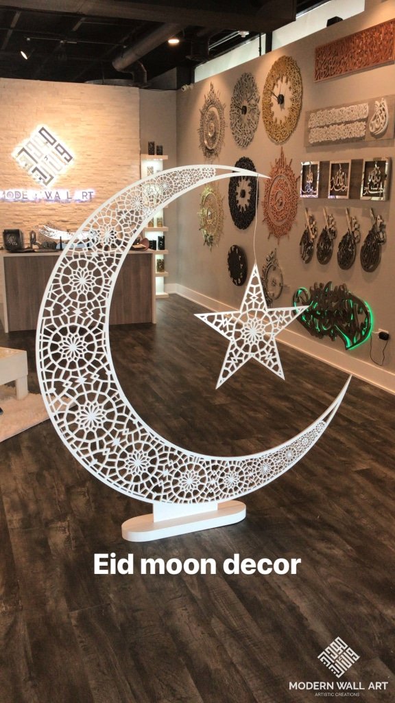 Pre Order Crescent Ramadan Eid Moon Tree Hilal In 3Ft To 5Ft Size 4-6 Ft