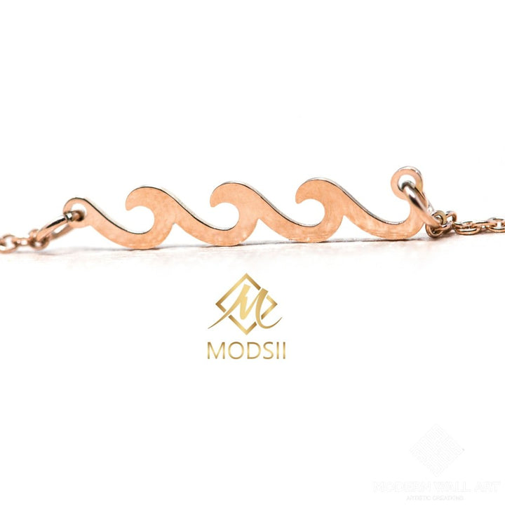 Surfer Wave Anklet | Women Necklace